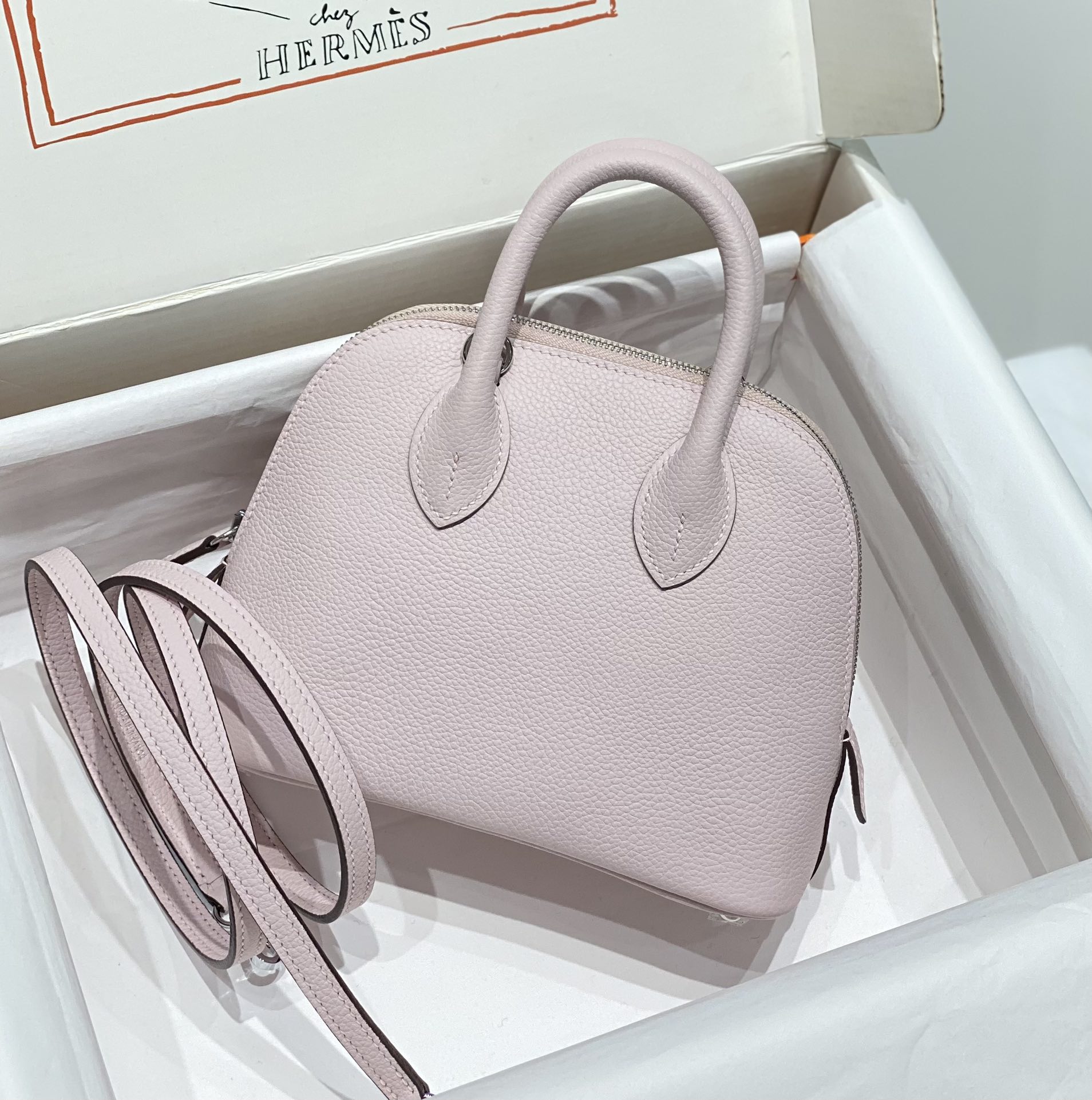 Hermes  Min Bolide Noble Grey Rose