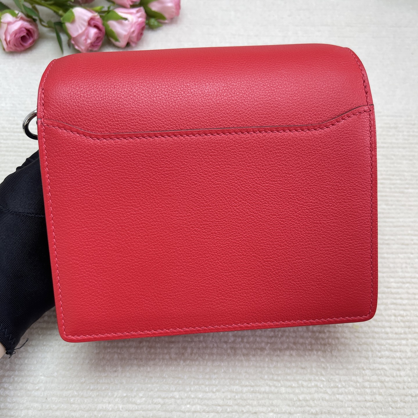 Hermes Mini Roulis Bag Rouge Casaque