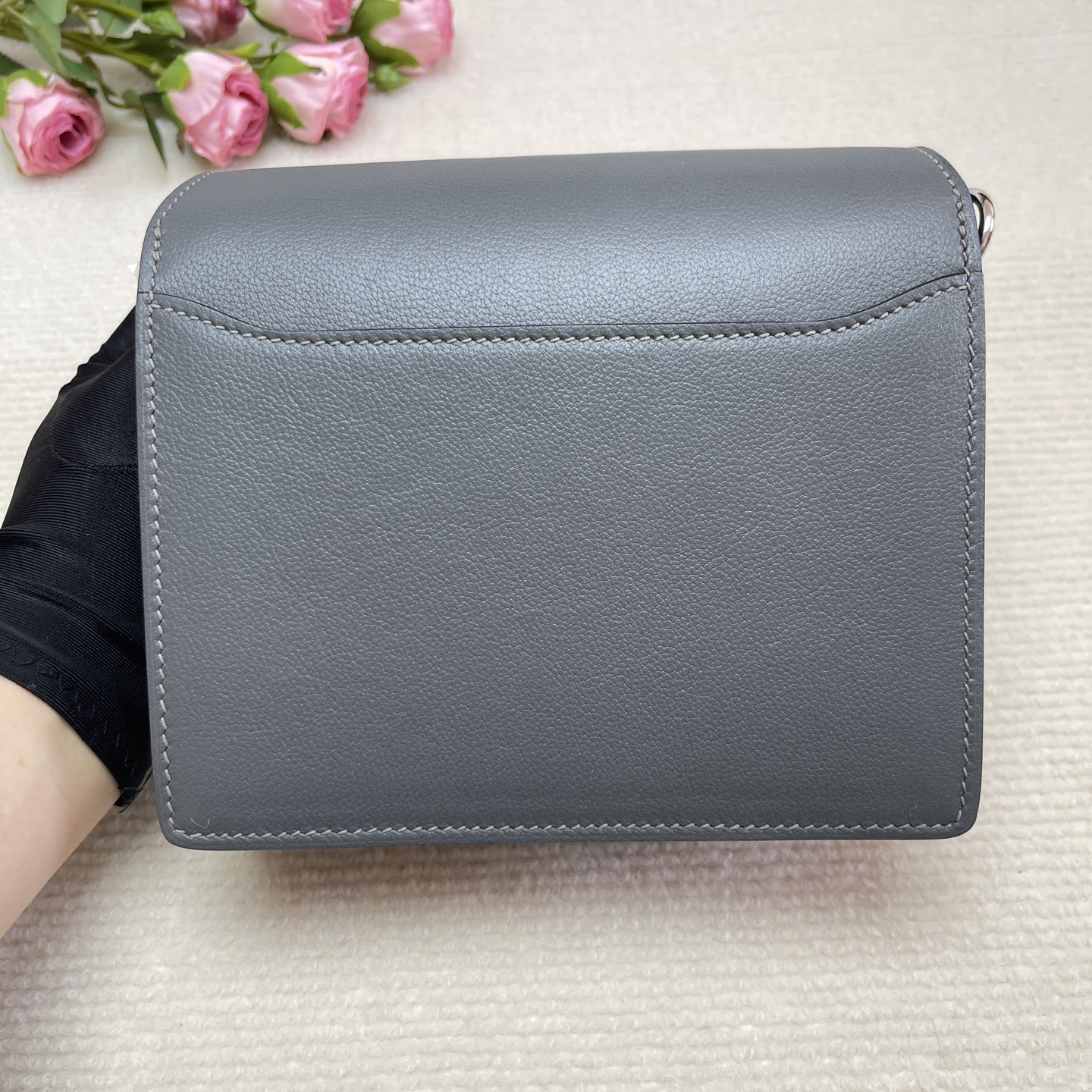 Hermes Mini Roulis C6 Vert de Gris evercolor