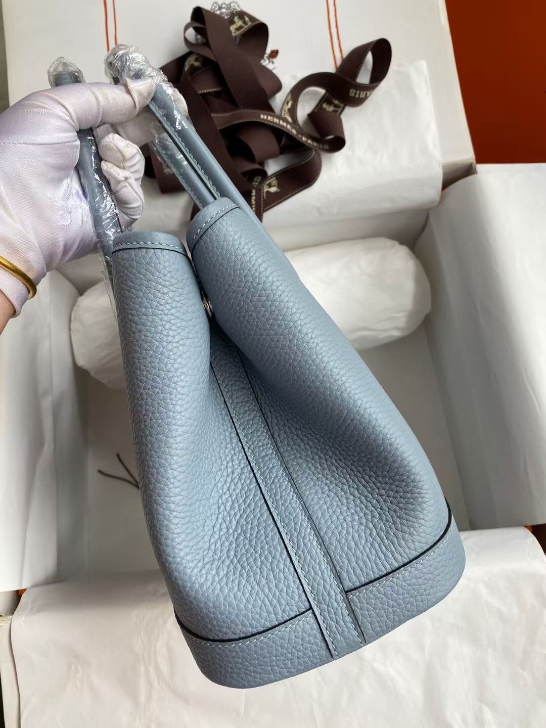 HERMES Negonda Garden Party 30 TPM Bleu