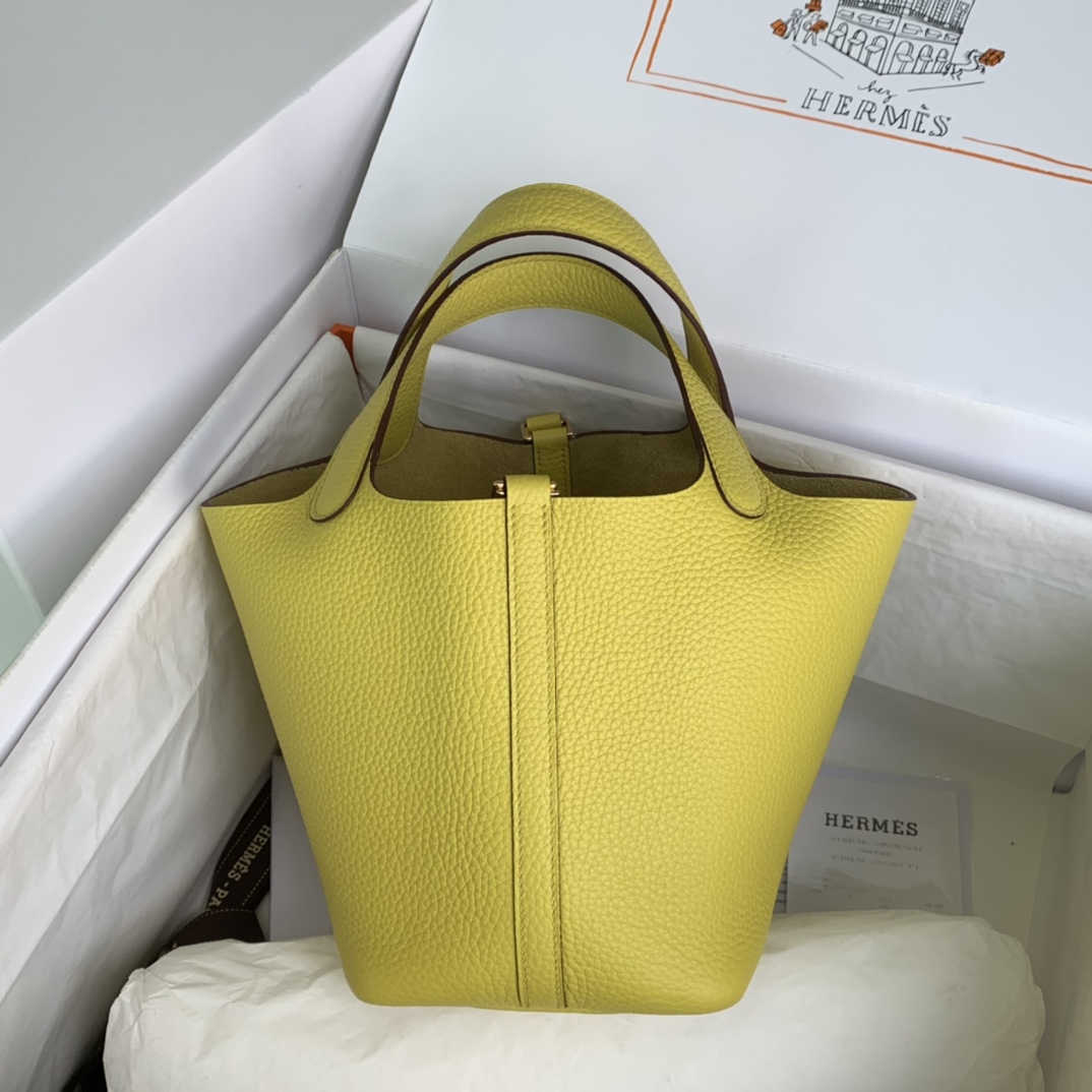 Hermes Picotin 18 Bag Yellow