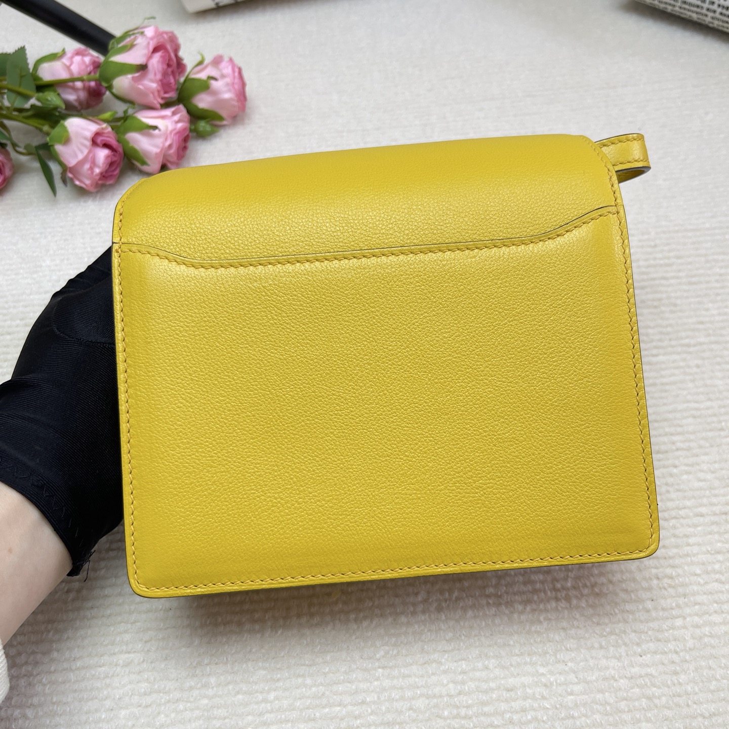 Hermes Roulis Mini 18 Evercolor Handbag