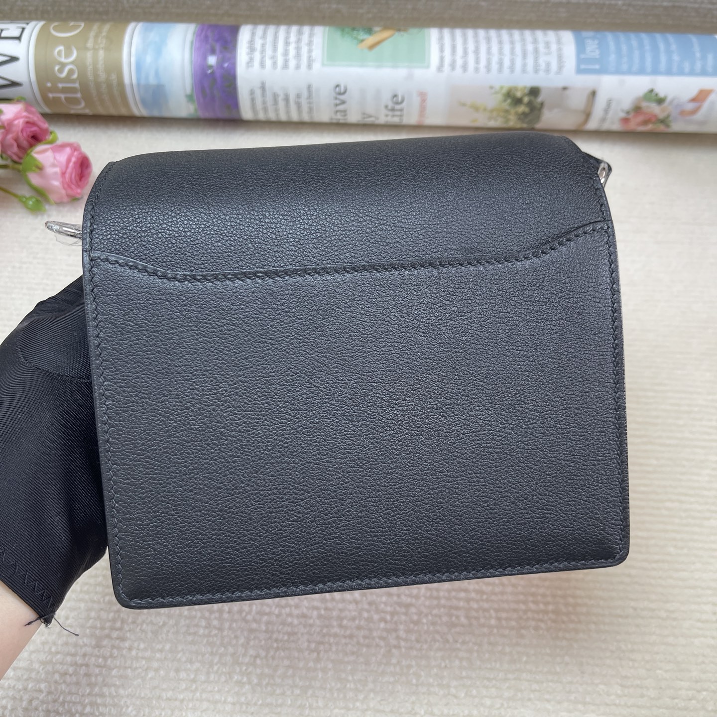 Hermes Roulis Niloticus Lizard Bag