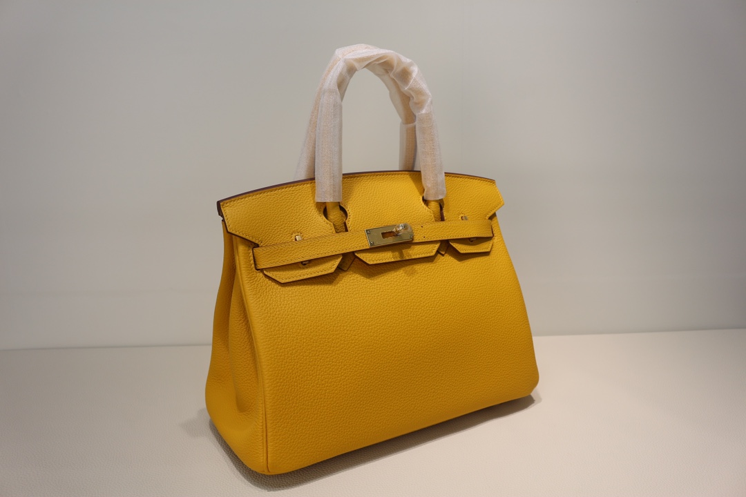 Hermes Swift Birkin 25 Jaune Ambre