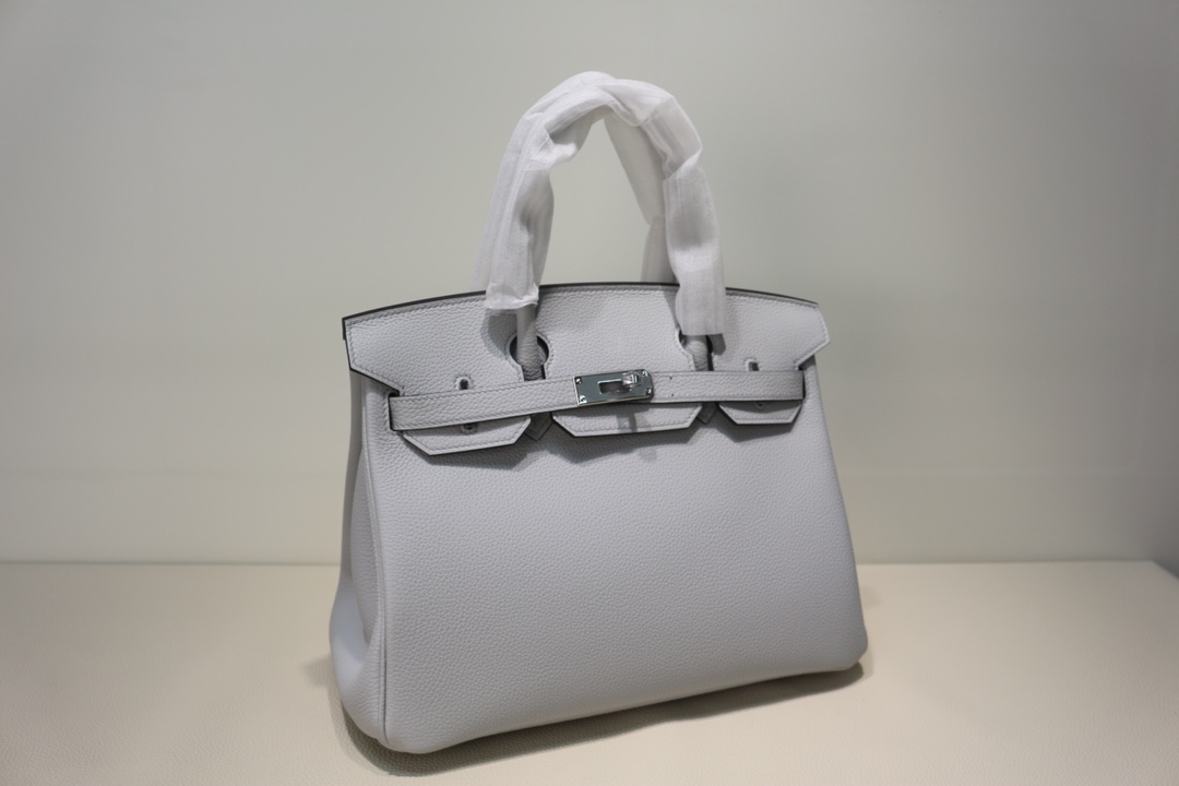 Hermes Togo Birkin 25 Handbag in Gris Tourterelle on Carousell