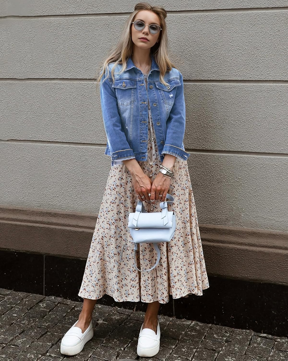 HISEA Denim Jacket for Women, Womens Jean Jackets with Long Sleeves, Women’s Basic Trucker Coat with Snap for Fall, Black