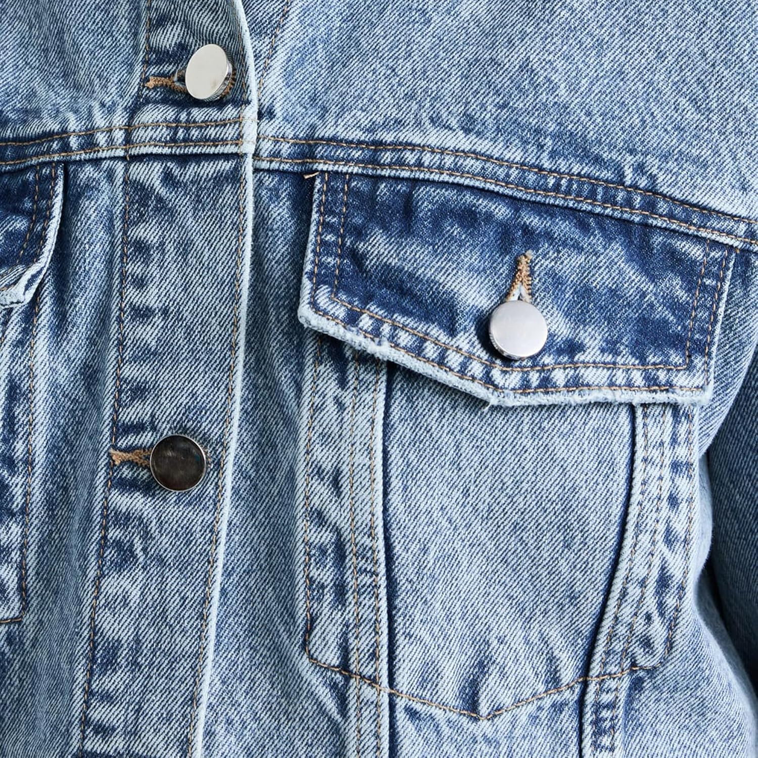 Hixiaohe Oversized Jean Jacket Women Fashion Long Sleeve Button Down Denim Jacket Loose Boyfriend Trucker Jean Coats