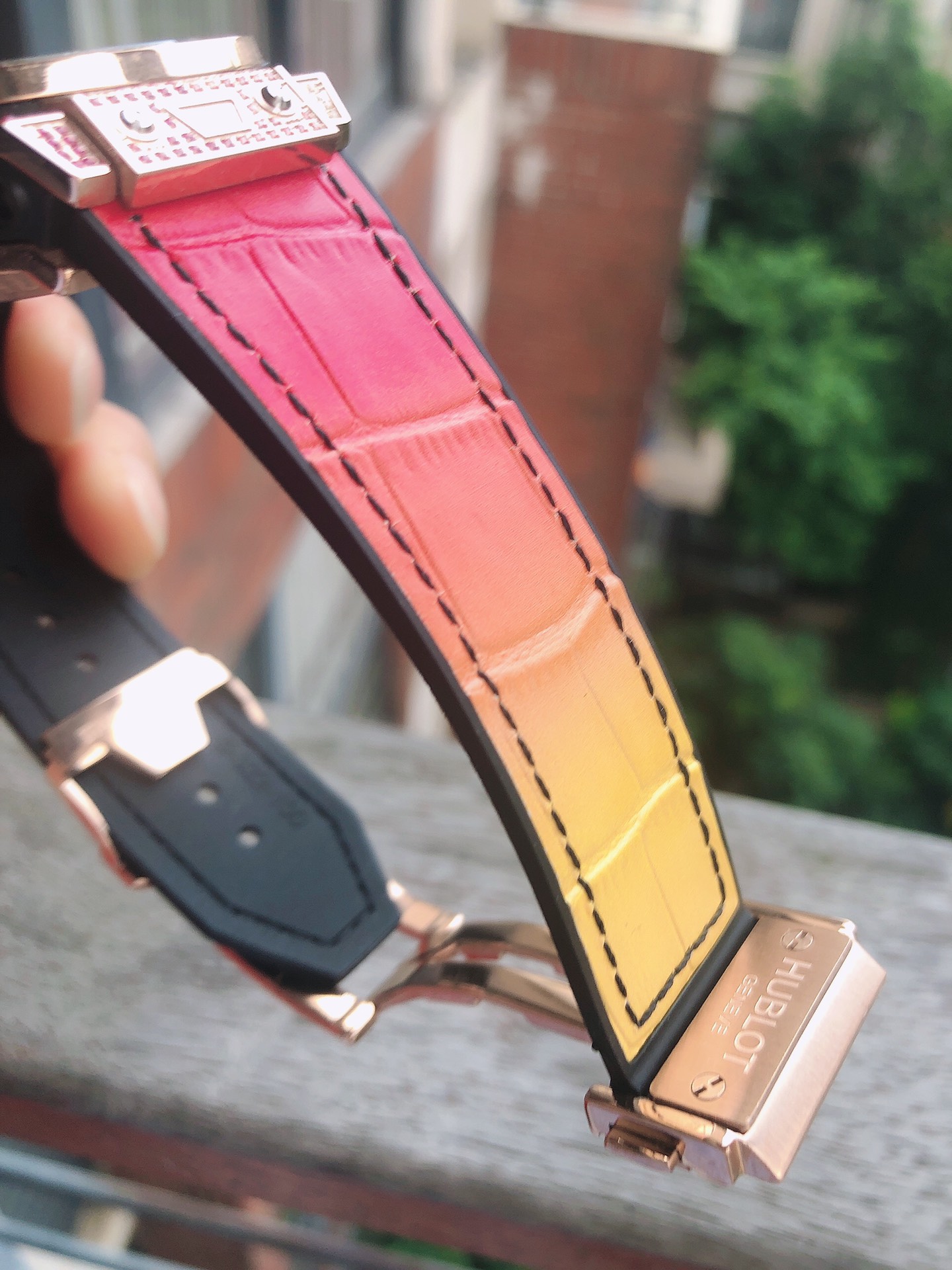 hublot Big Bang Unico Titanium Rainbow 42mm watch men TO193498