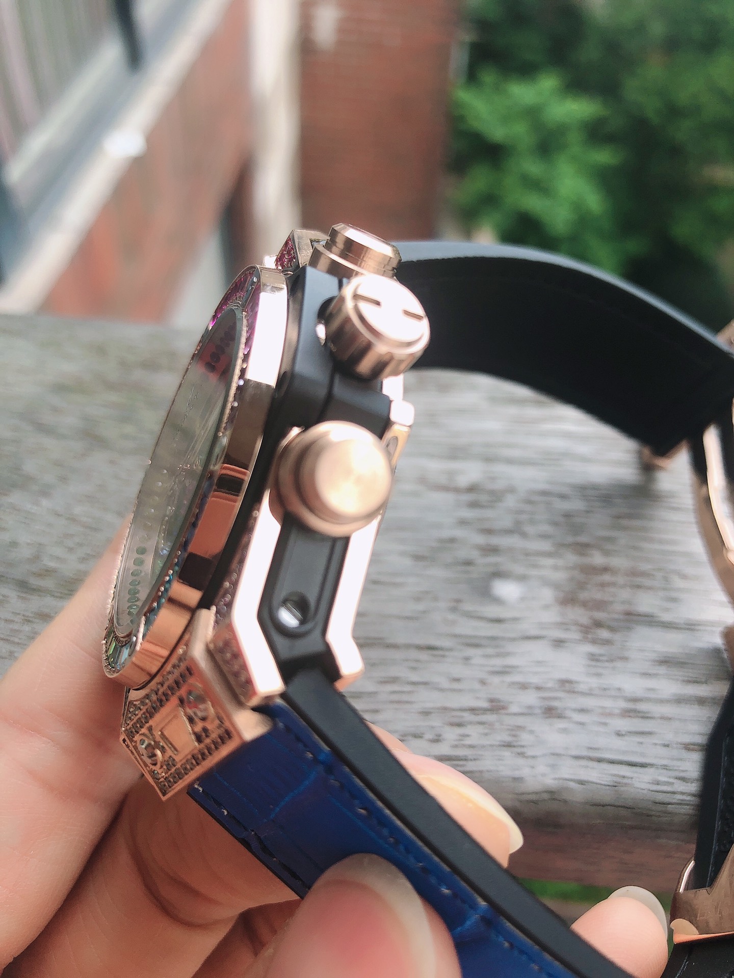 hublot Big Bang Unico Titanium Rainbow 42mm watch men TO193498