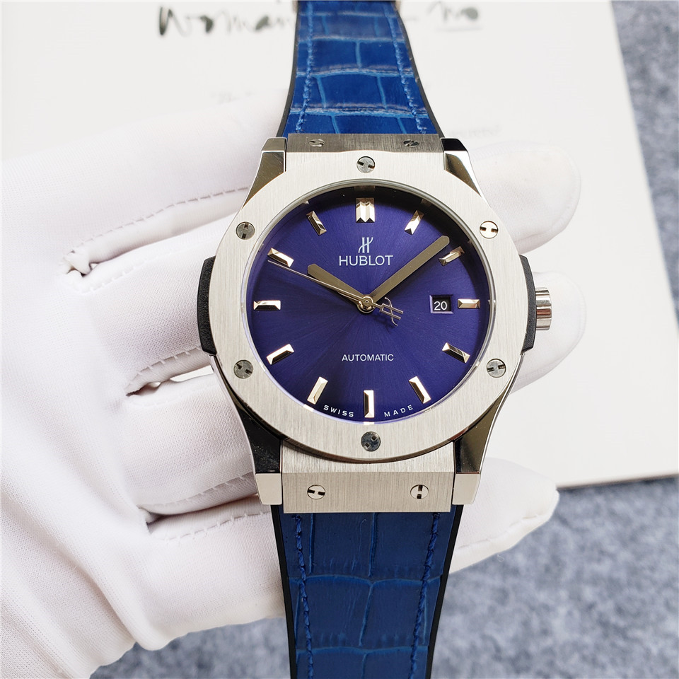 Hublot  Classic Fusion Automatic Blue Sunray Dial Titanium 38mm Men’s Watch
