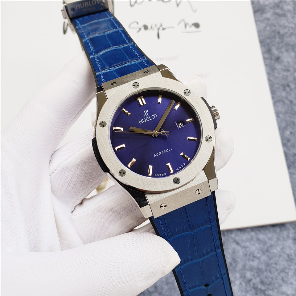 Hublot  Classic Fusion Automatic Blue Sunray Dial Titanium 38mm Men’s Watch