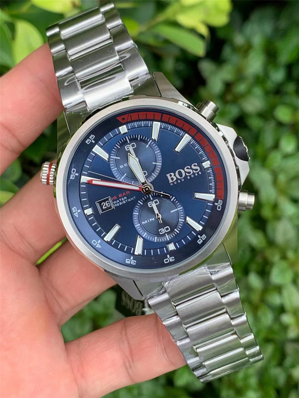 BOSS Blue Chronograph Watch - BOSS Impact Blue Chronograph Stainless - Image 4