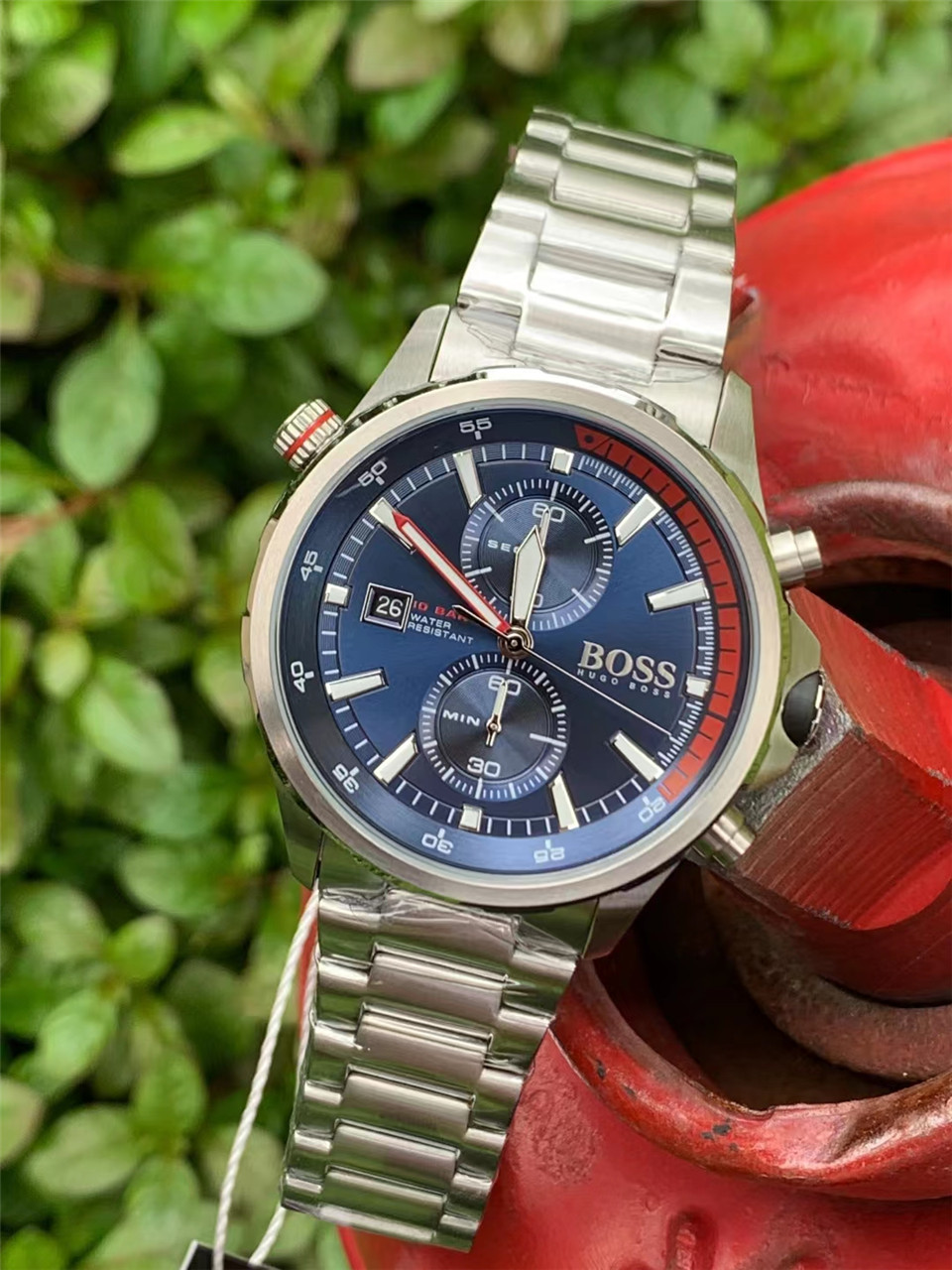 BOSS Blue Chronograph Watch - BOSS Impact Blue Chronograph Stainless - Image 3