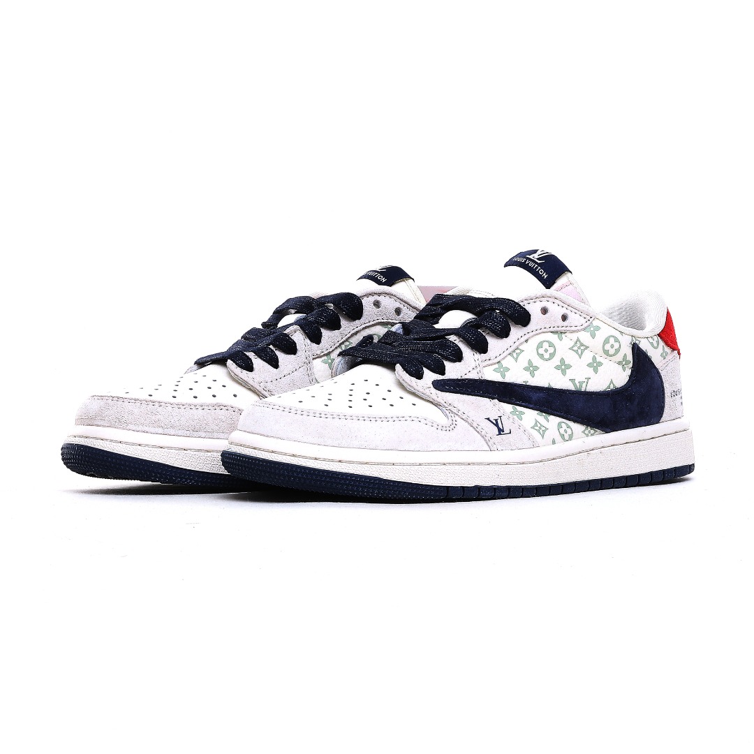 Nike Dunk Low Inverted hook gray hook gray bottom LV joint name AJ-SJ2068-00110