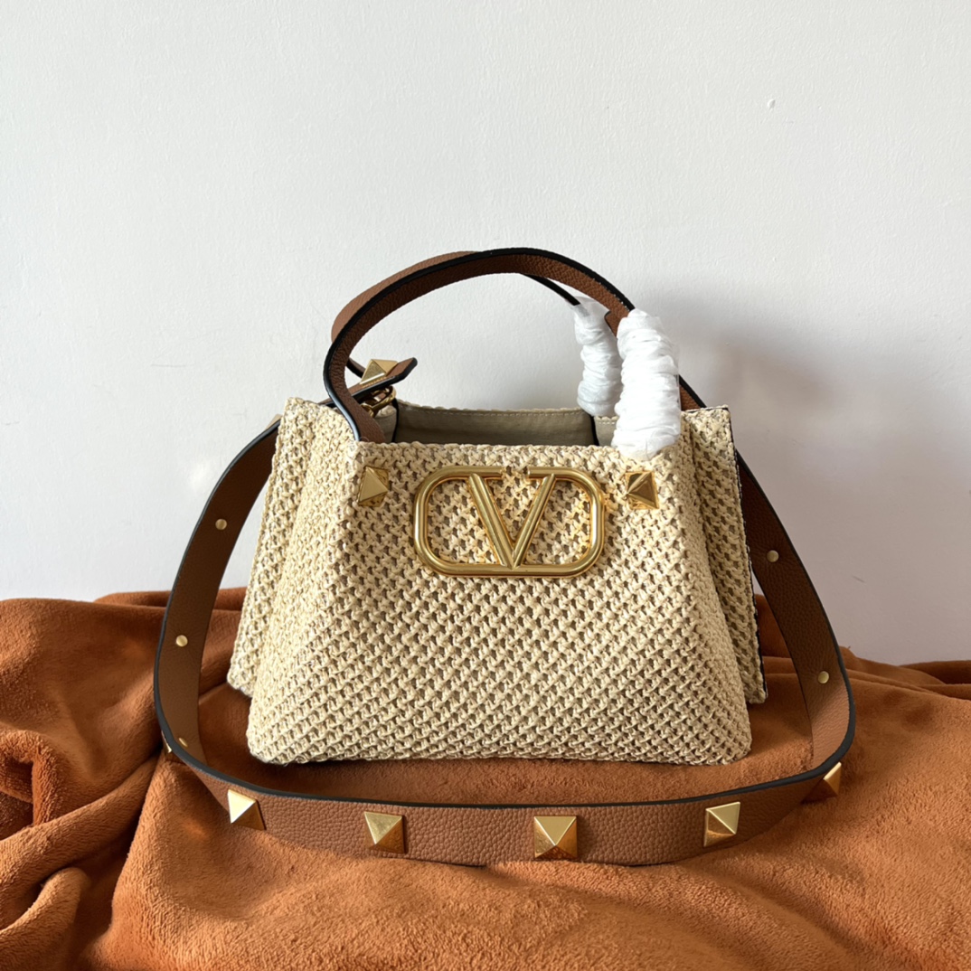 Valentino Garavani VLOGO Roman Stud Small Perforated