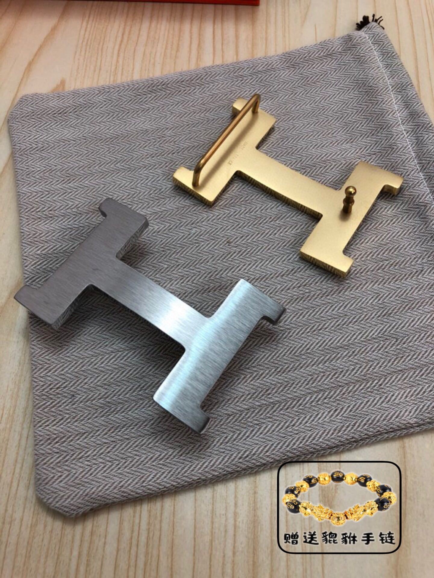 Luxury Men's H Buckle Belt - Brown Crocodile Pattern Leather