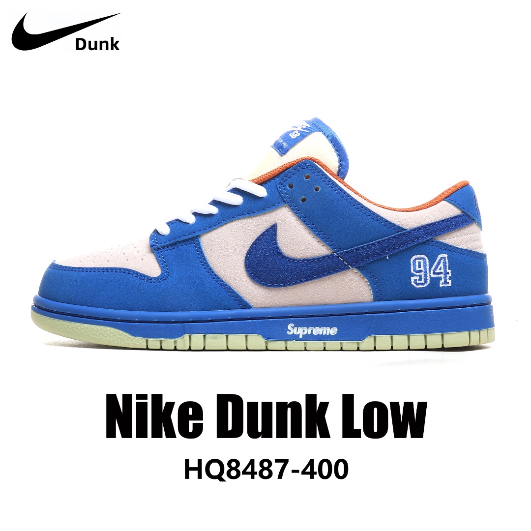 Nike Dunk Low Black hook color-bottomed skateboard shoes-HJ4132-10010
