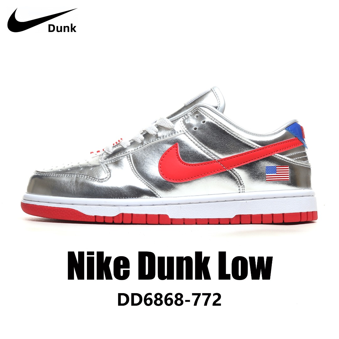 Nike Dunk Low White hook and blue bottom-FV0384-00110