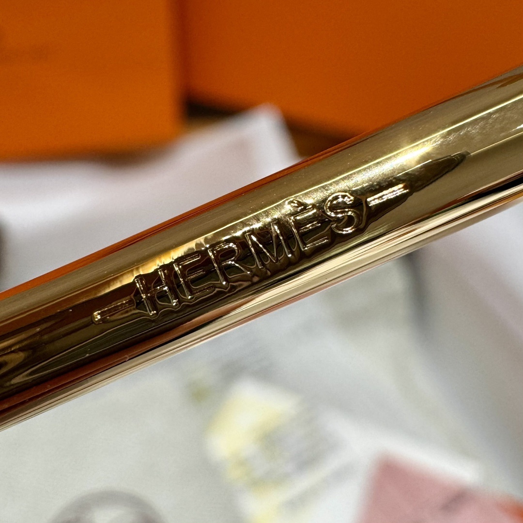 Luxury Hermes Brown Leather Belt with Iconic Gold H Buckle