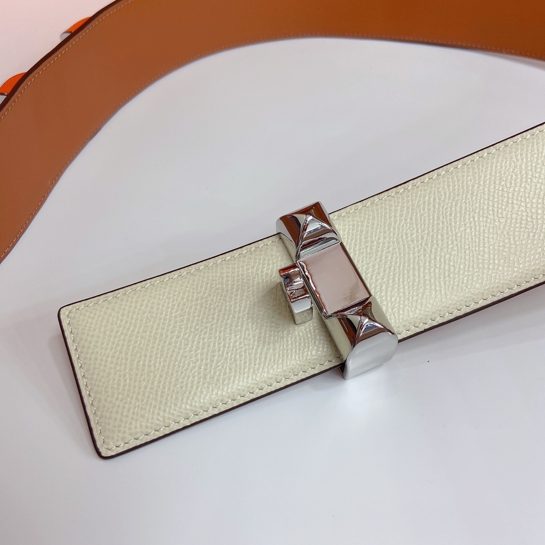 Hermes Collier de Chien Belt - Epsom Leather & Silver Hardware