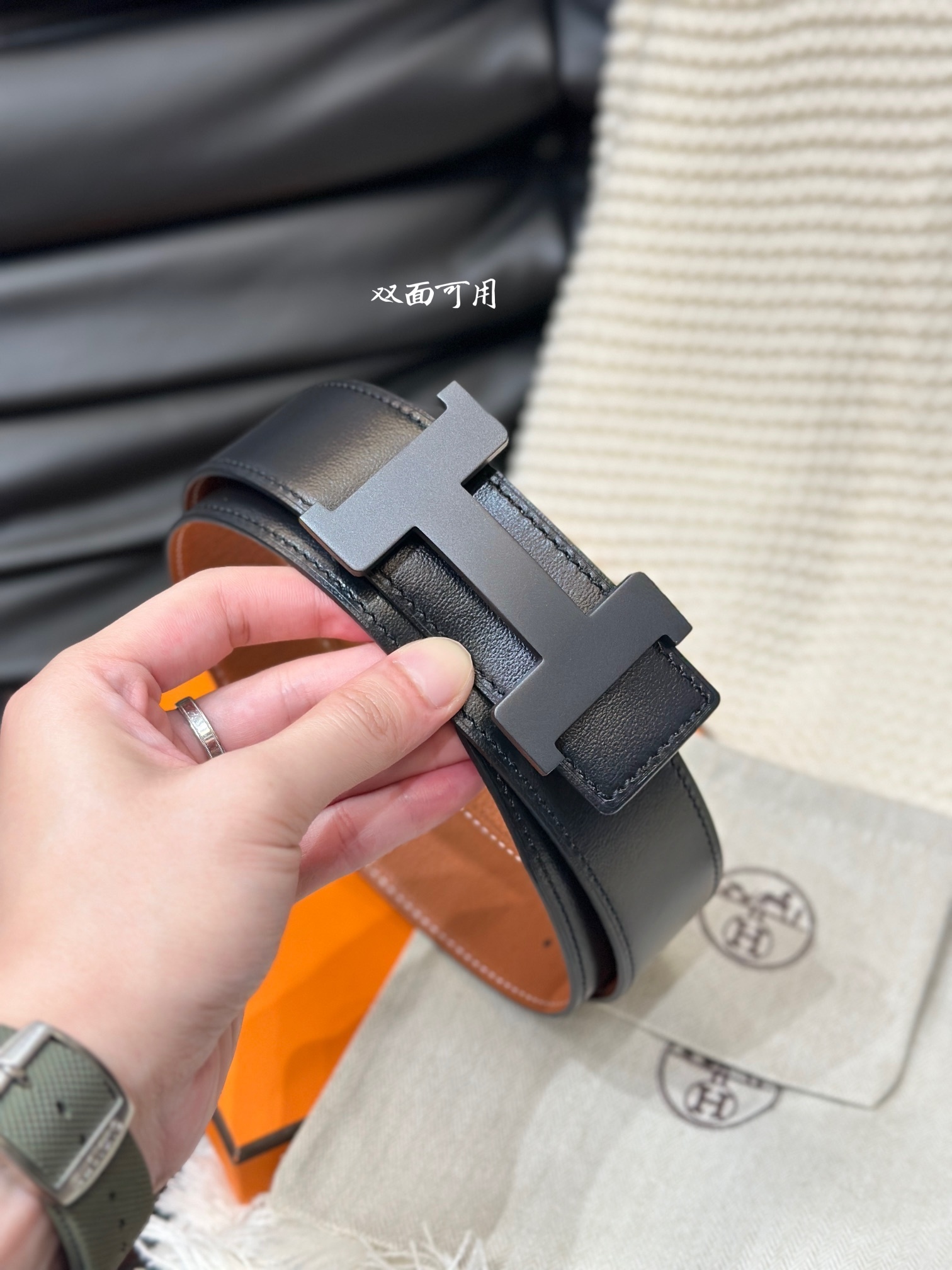 Hermes Constance Belt 38mm - Reversible Leather with Matte H Buckle