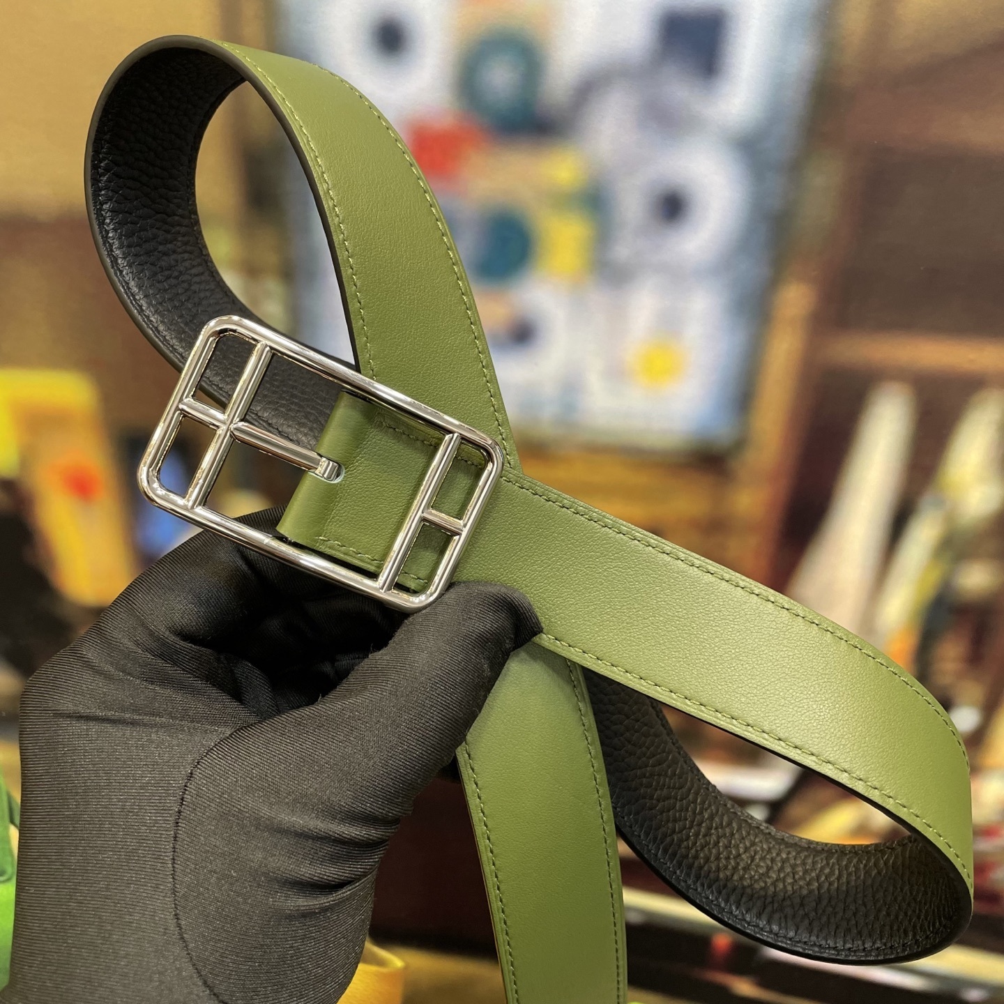 Luxury H-Buckle Genuine Leather Belt - Premium Fashion Accessory