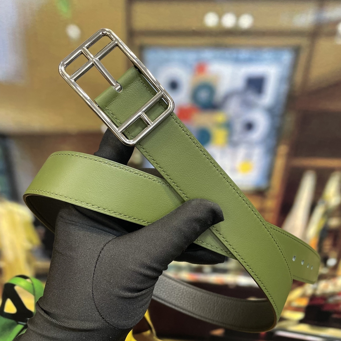 Luxury H-Buckle Genuine Leather Belt - Premium Fashion Accessory