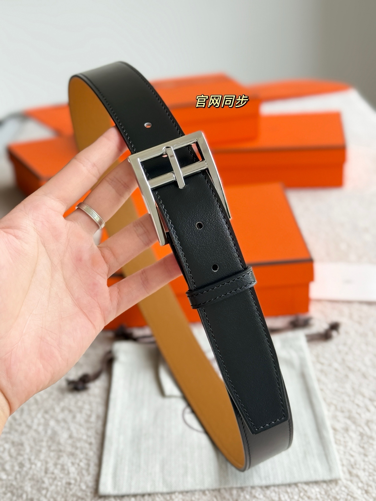 Romain 35 Reversible Leather Belt for Men - Luxury Designer Style