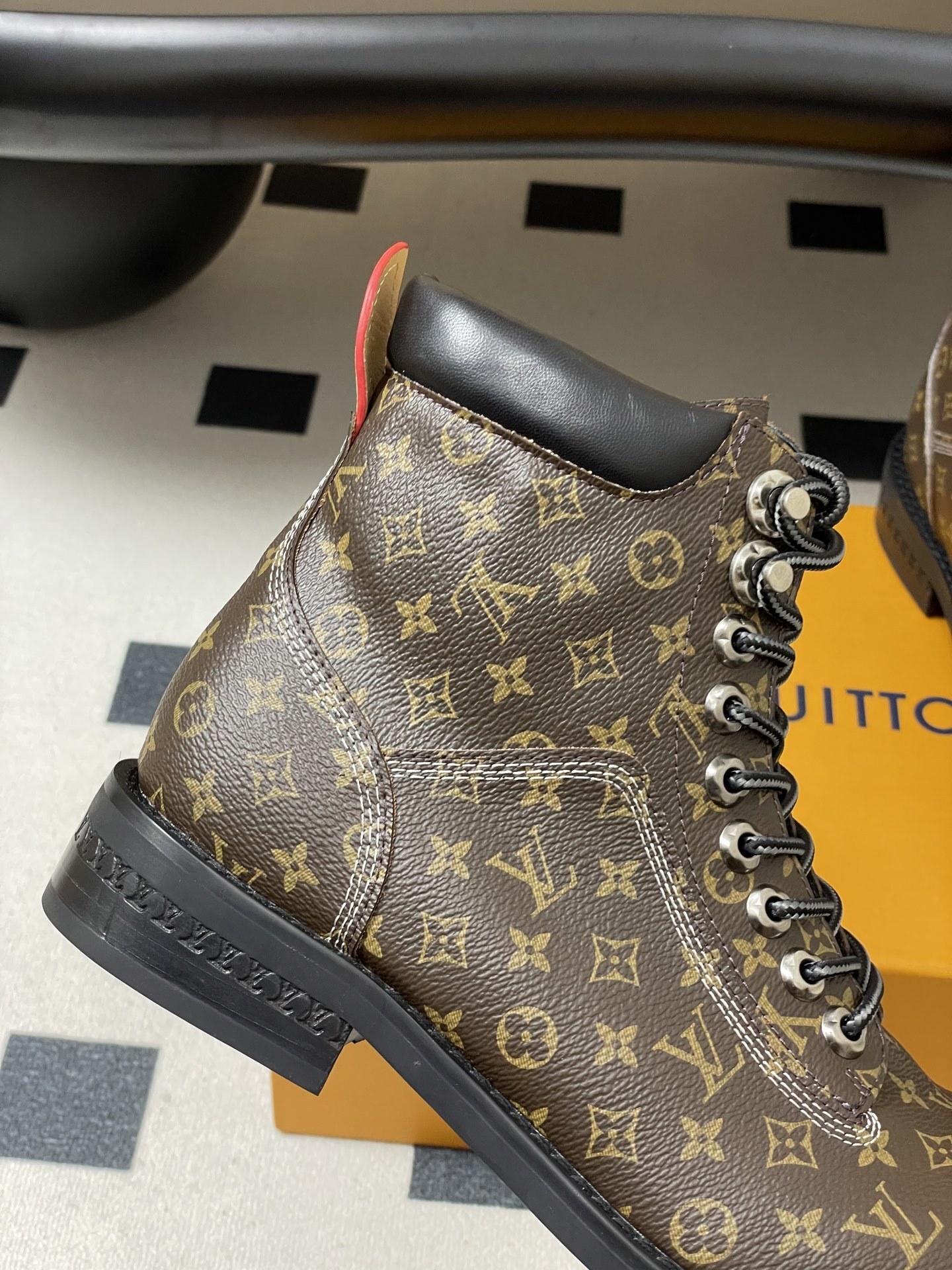 Louis Vuitton Monogram Canvas Hiker Ankle Boots - Premium Design