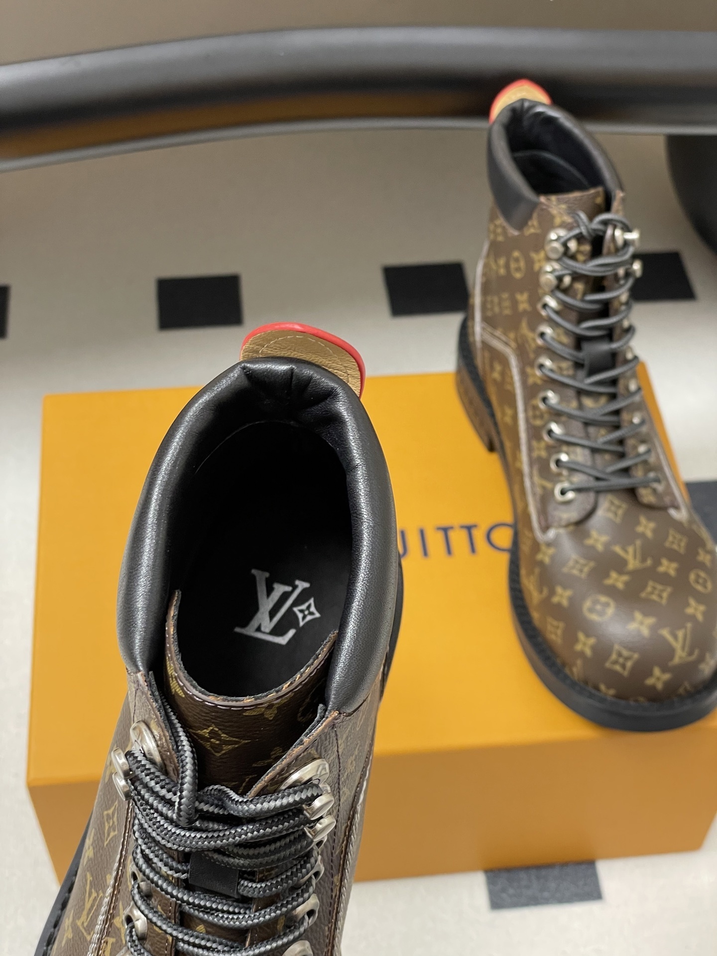 Louis Vuitton Monogram Canvas Hiker Ankle Boots - Premium Design