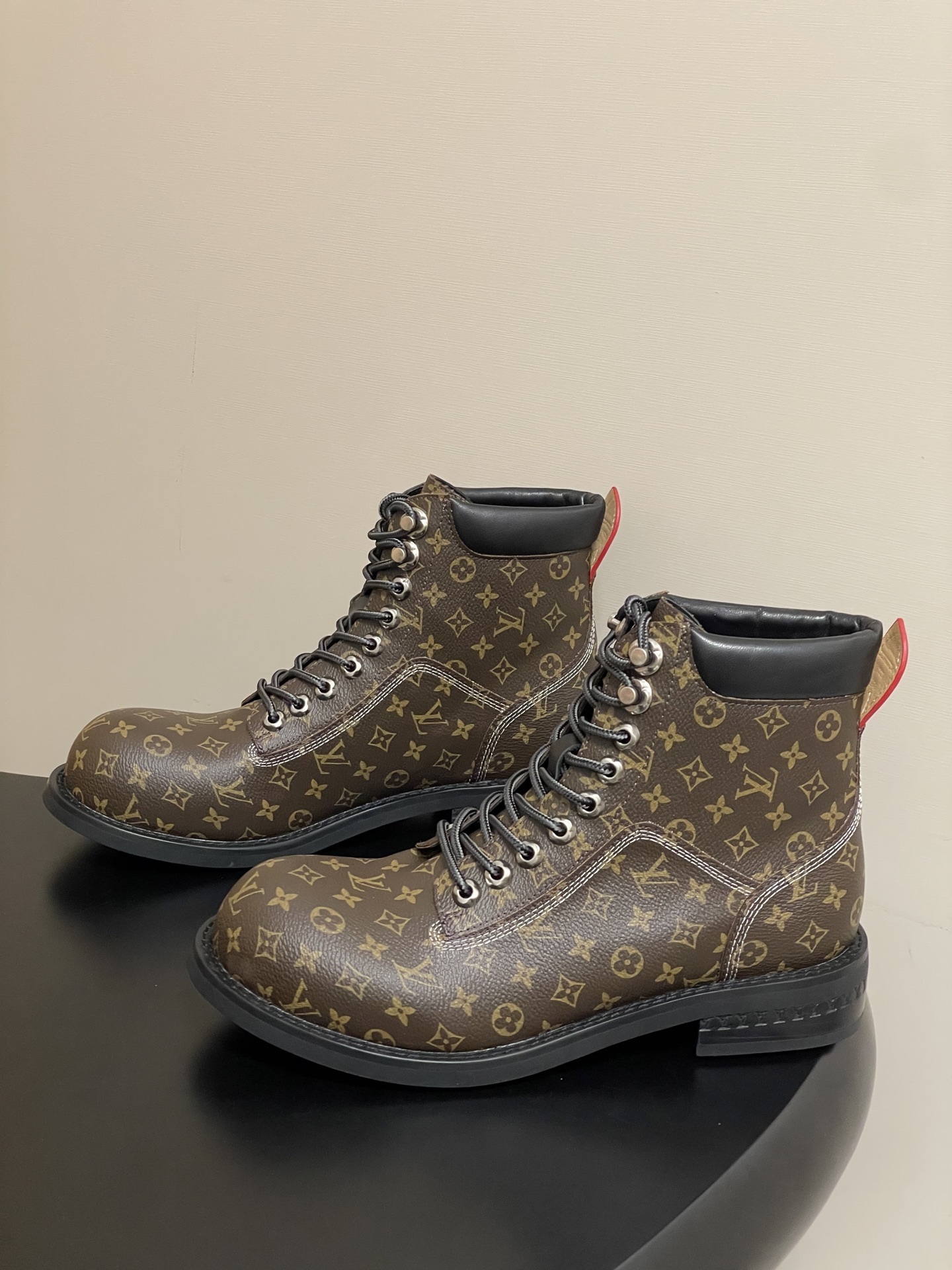 Louis Vuitton Monogram Canvas Hiker Ankle Boots - Premium Design
