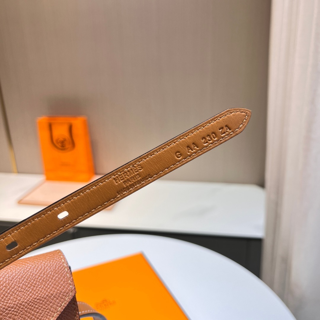 Hermes Gold Epsom Leather Belt Bag with Gold Hardware