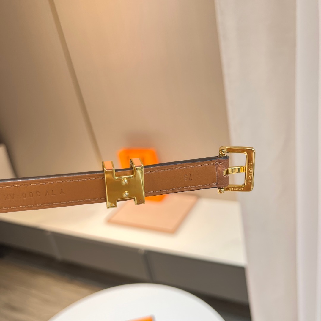 Hermes Gold Epsom Leather Belt Bag with Gold Hardware