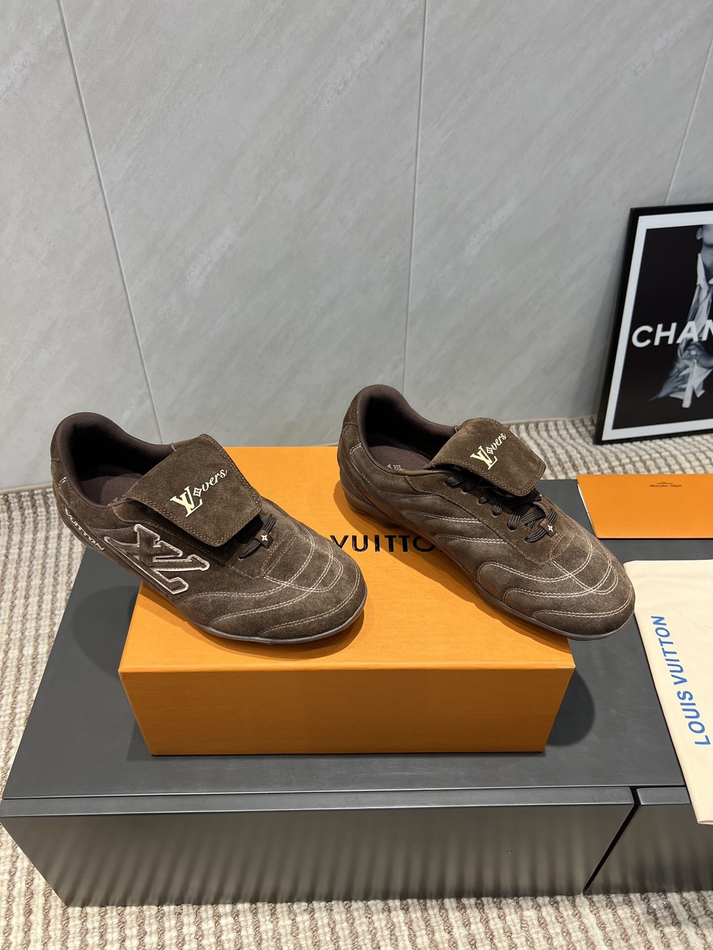 Louis Vuitton LV Lovers Brown Suede Sneakers - Premium Luxury Shoes