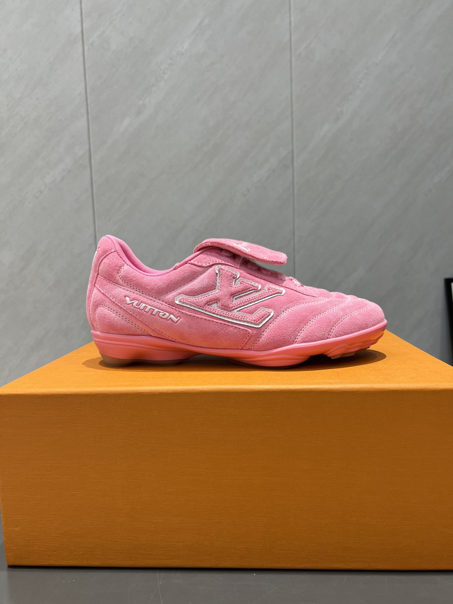 Louis Vuitton LV Lovers Pink Suede Sneakers - Luxury Designer Shoes