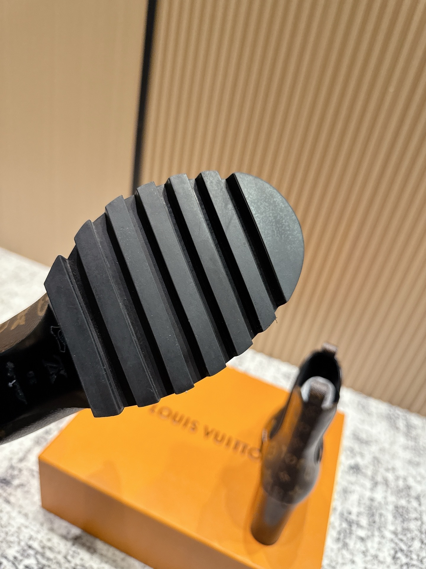 Louis Vuitton Monogram Canvas High Heel Chelsea Ankle Boots