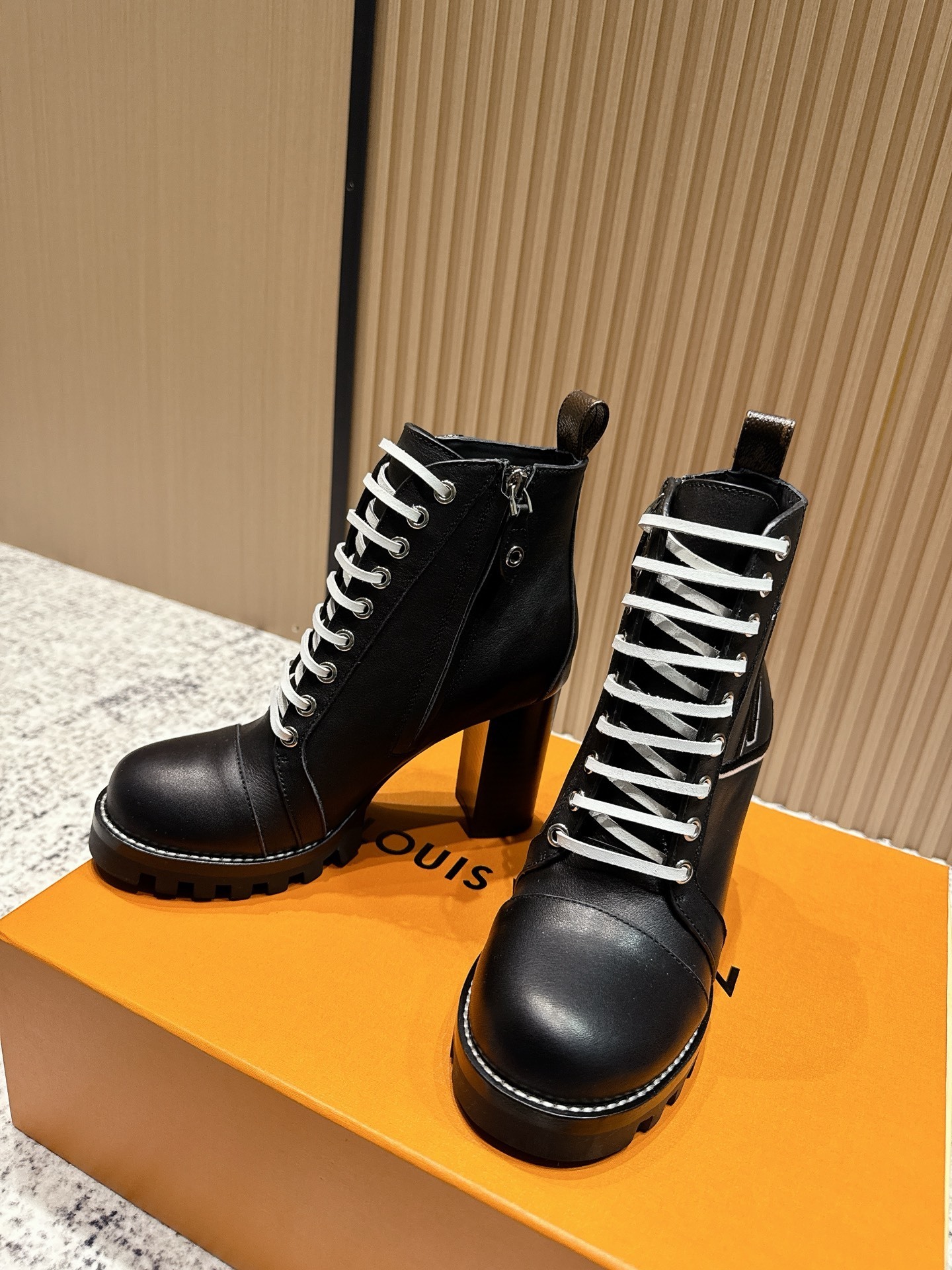Louis Vuitton Star Trail Ankle Boots - Black Calf Leather