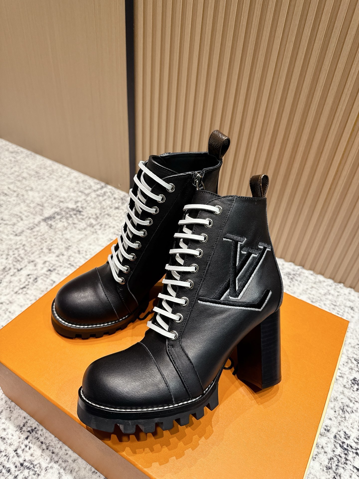 Louis Vuitton Star Trail Ankle Boots - Black Calf Leather