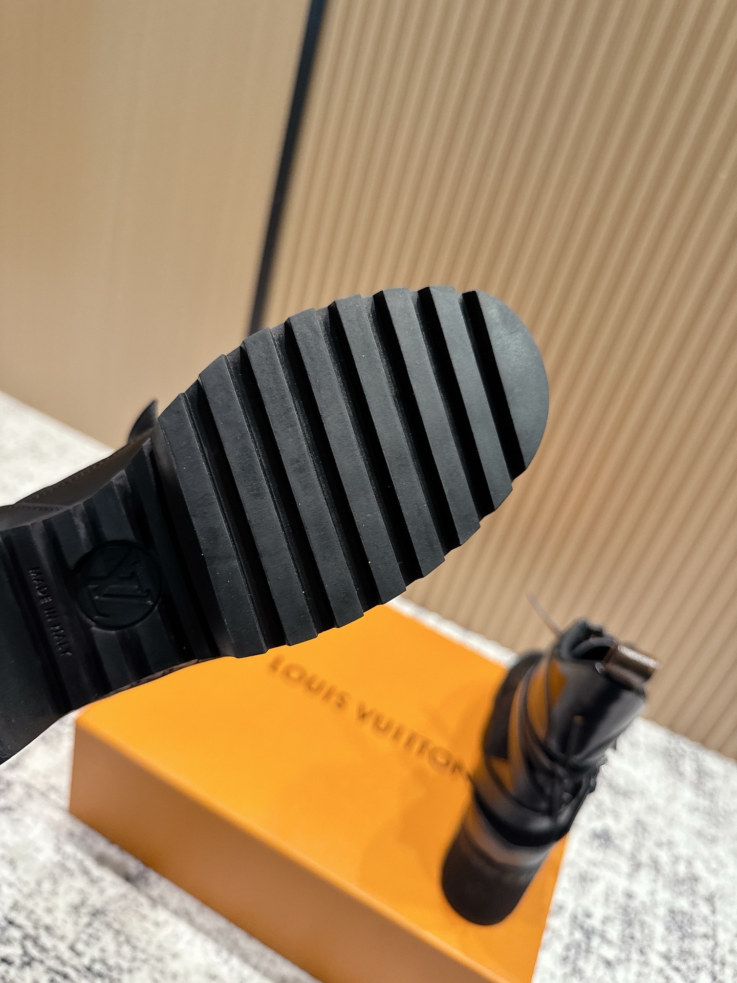 Louis Vuitton Laureate Platform Desert Boots - Black Leather