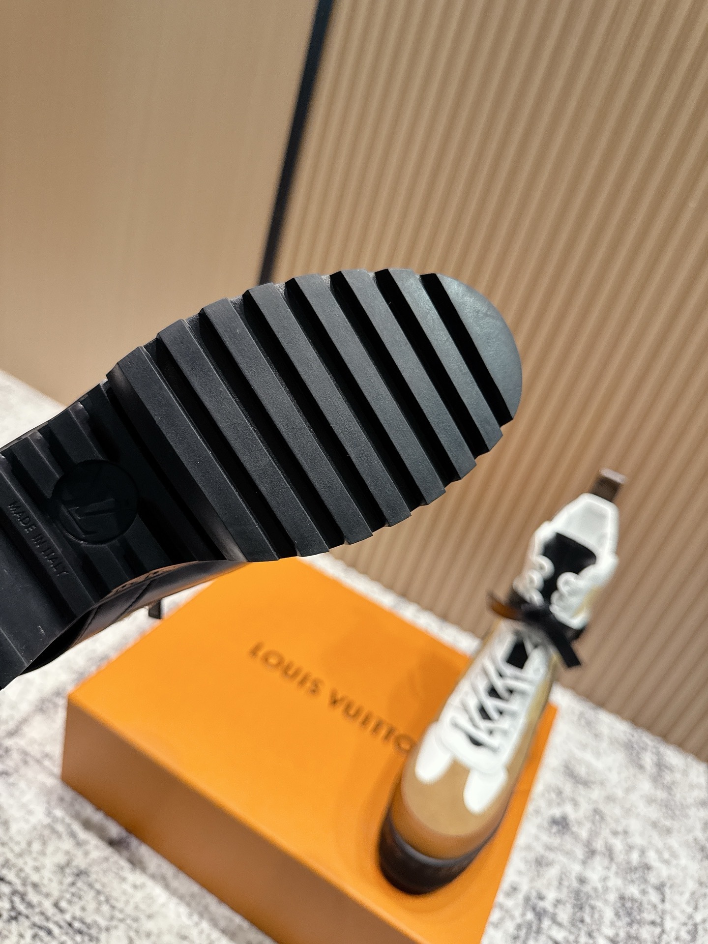 Women's Luxury Platform Desert Boots - Beige Suede Lace-up Design