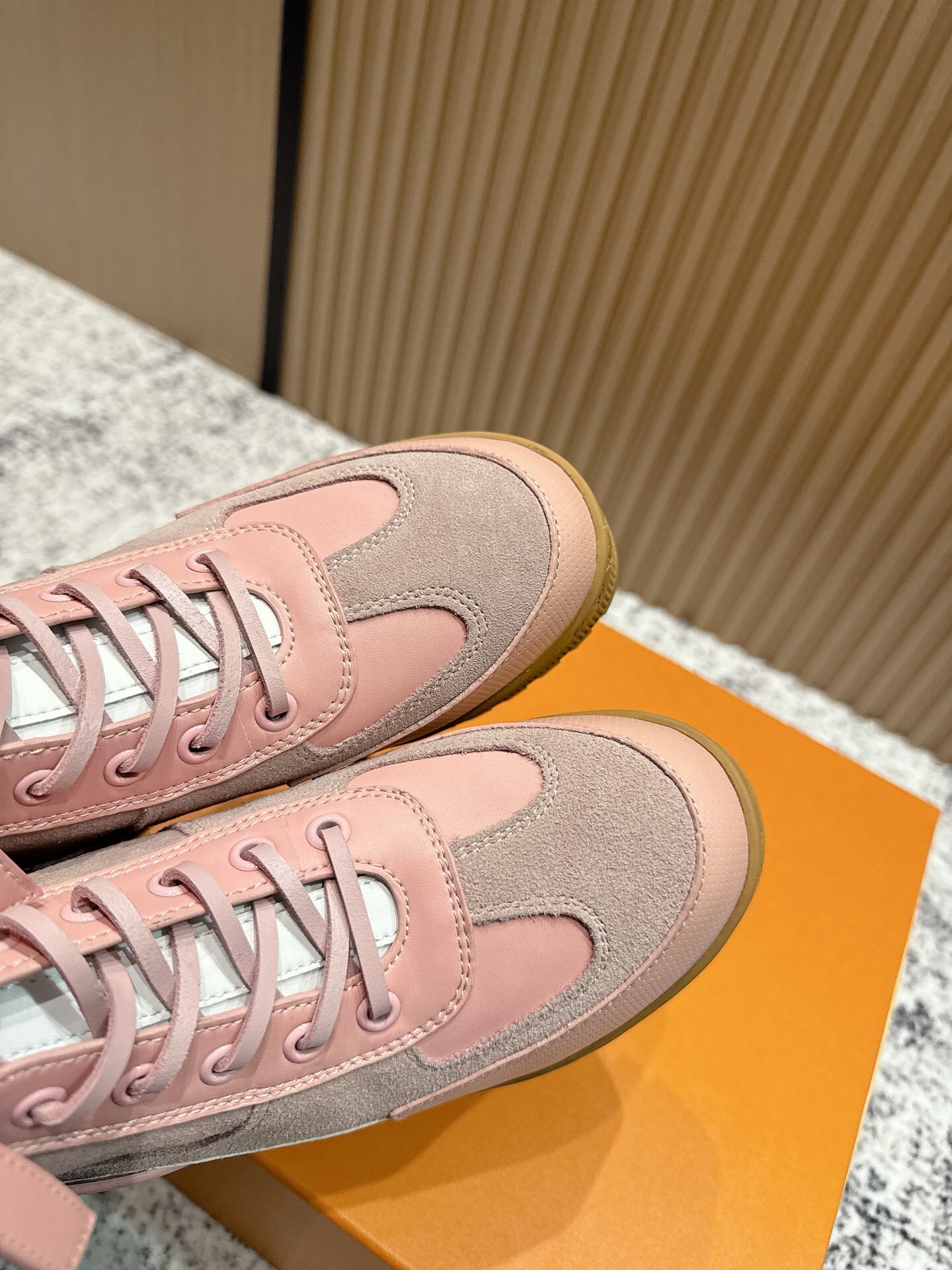 Louis Vuitton Metropolis Ranger Boots - Pink Leather & Suede