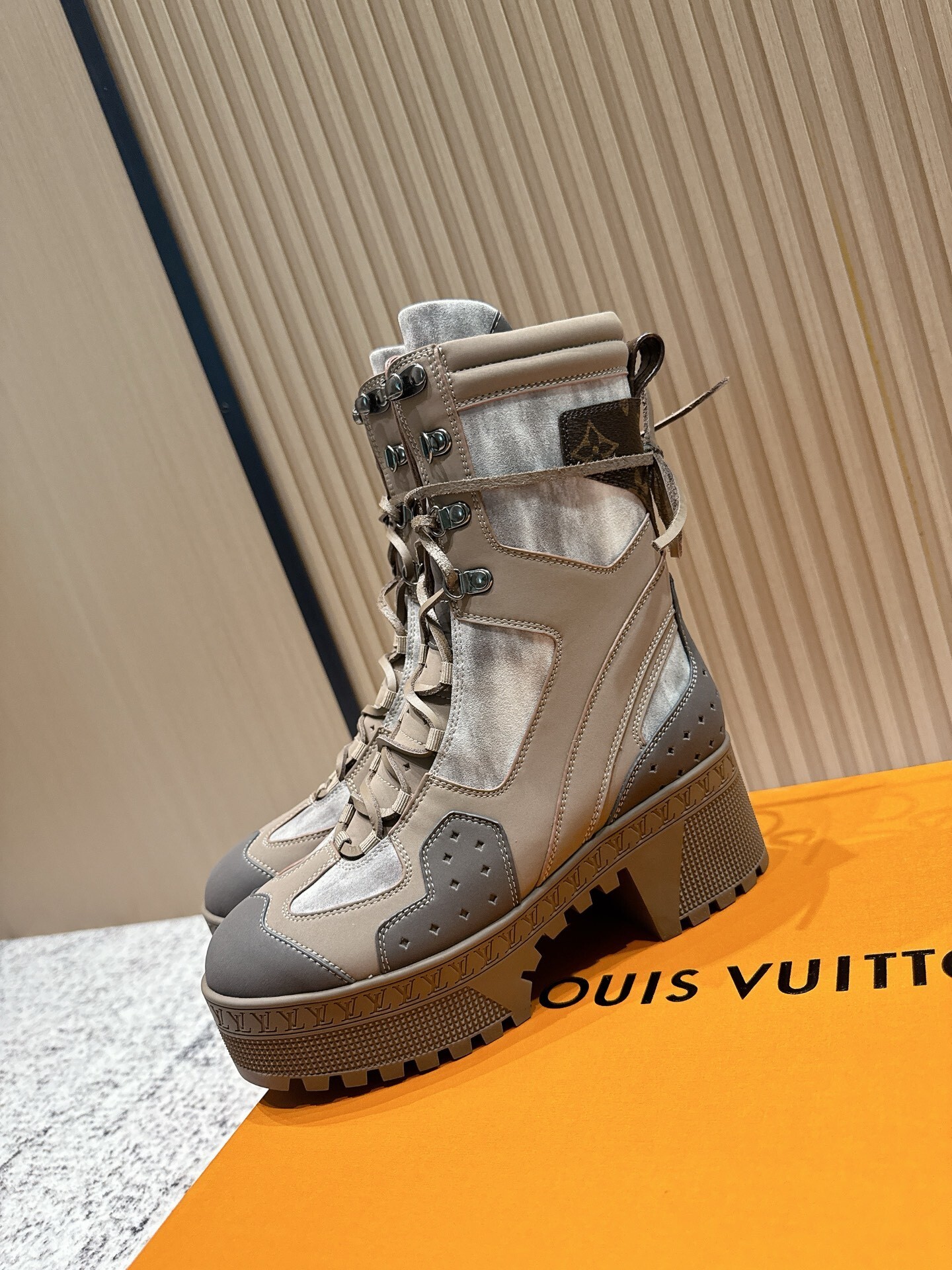 Louis Vuitton Aspen Platform Ankle Boots - Designer Women's Shoes