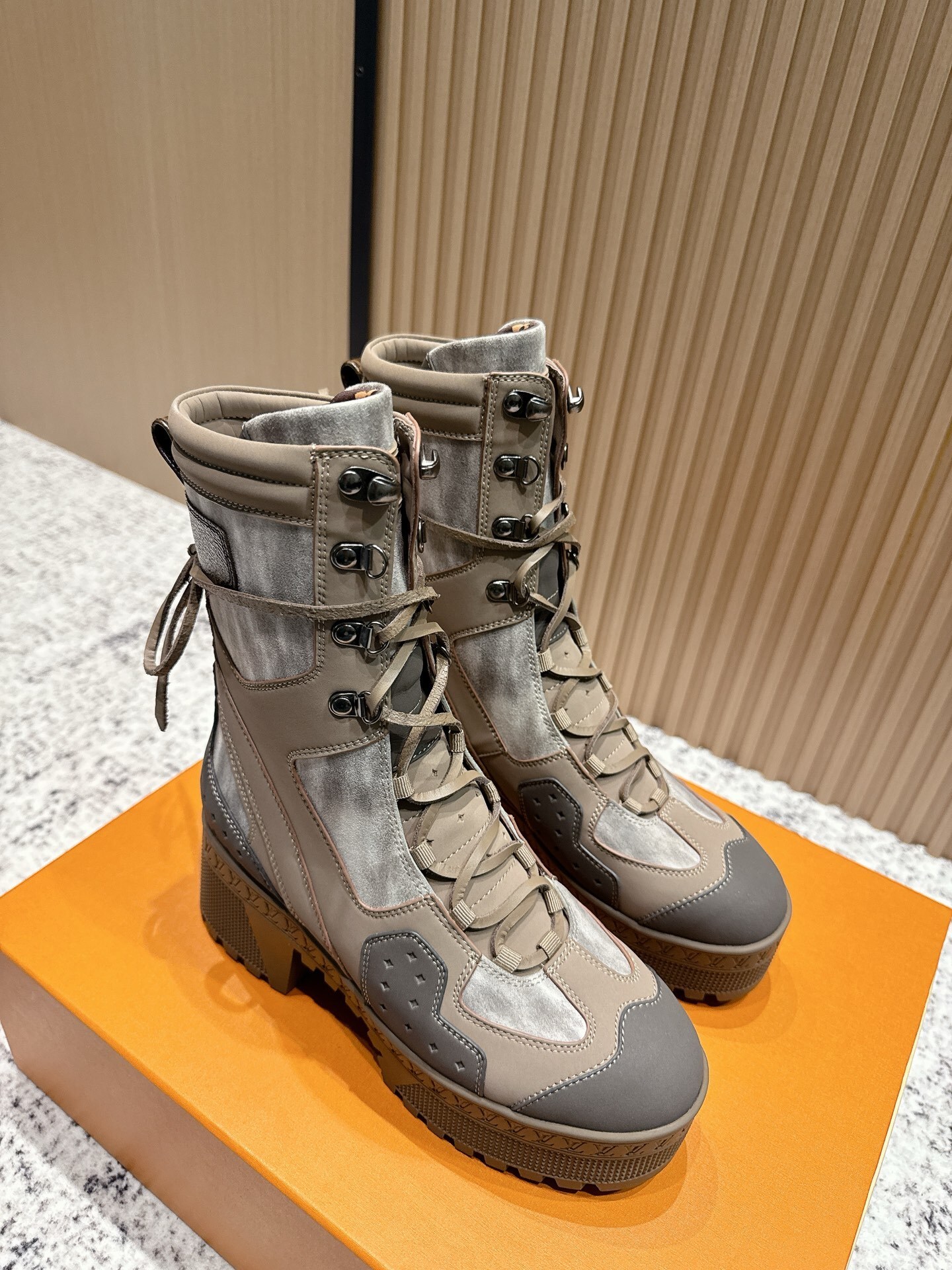 Louis Vuitton Aspen Platform Ankle Boots - Designer Women's Shoes