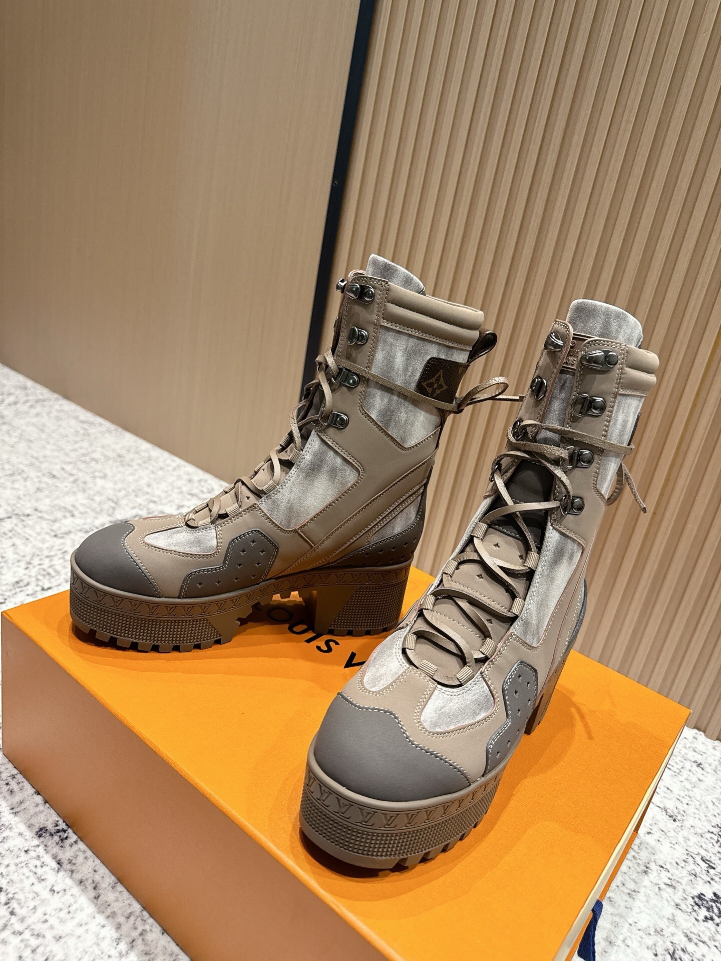 Louis Vuitton Aspen Platform Ankle Boots - Designer Women's Shoes