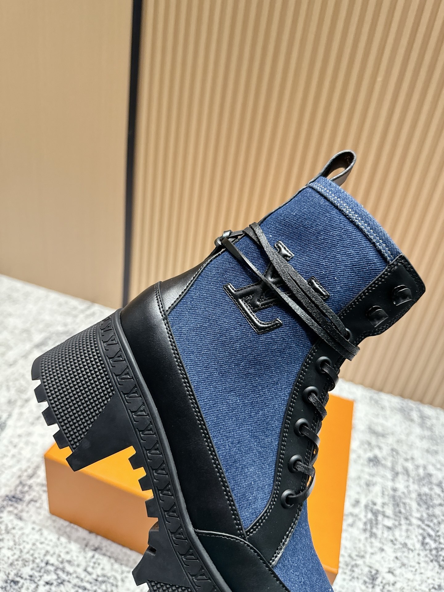 Louis Vuitton Women's Denim Metropolis Ranger Ankle Boots