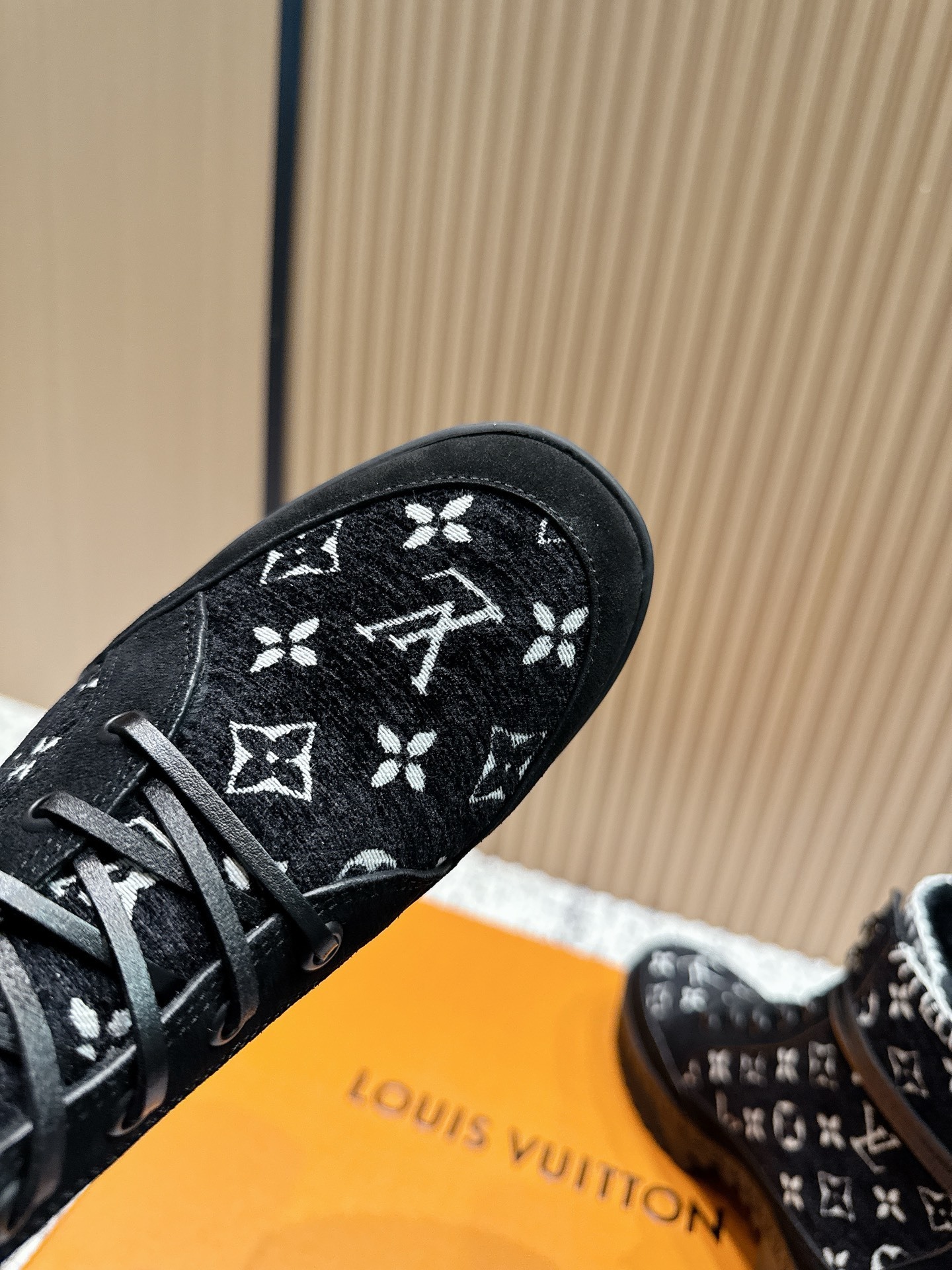 Luxury Louis Vuitton Monogram Ranger Boots - Black Winter Ankle Boots