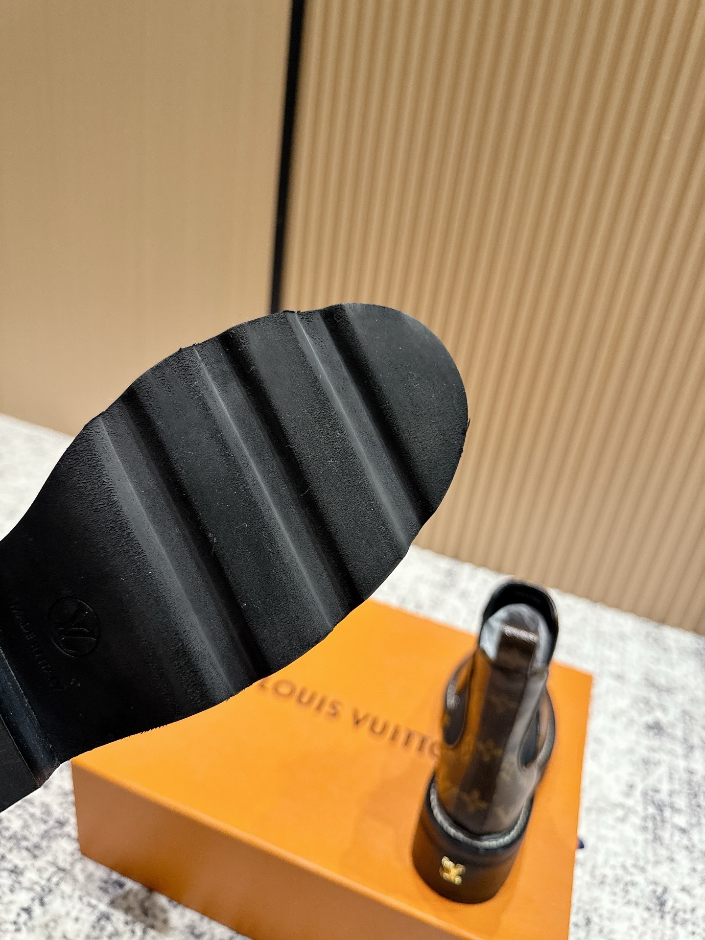 Louis Vuitton Women's Monogram Canvas Ankle Boots