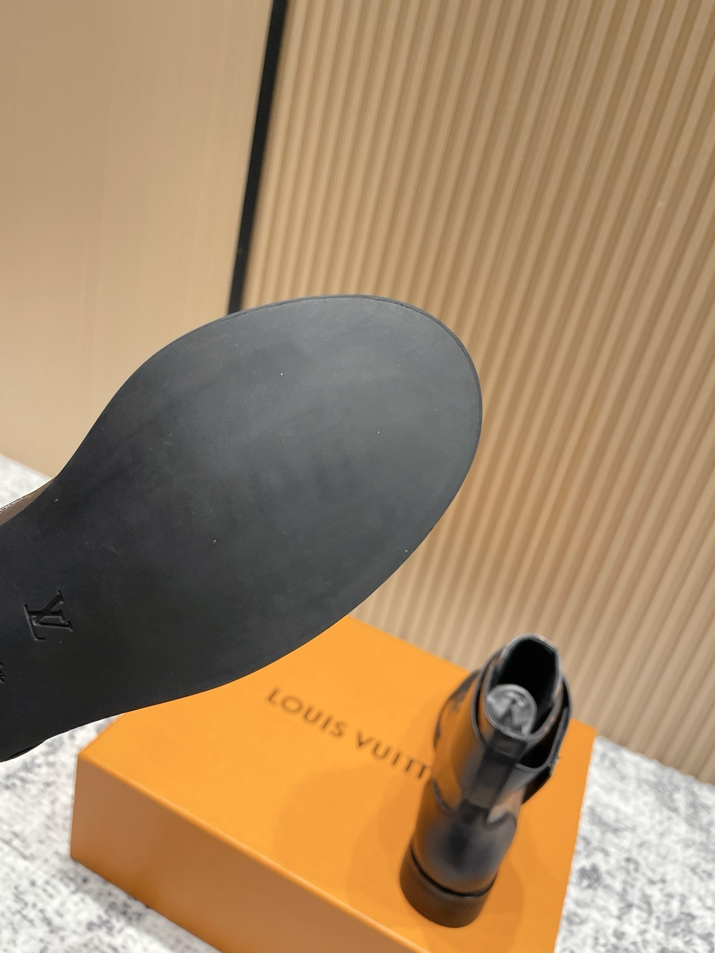 Luxury Monogram Ankle Combat Boots for Women - Designer Leather Shoes