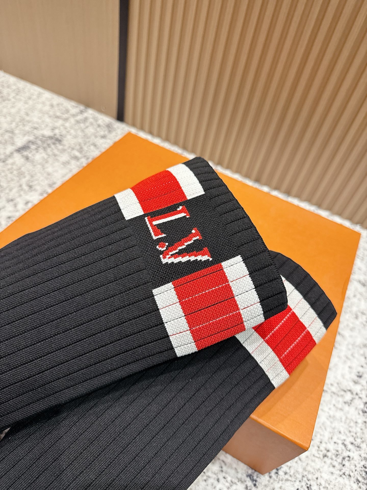 Women's Luxury Knit Over-The-Knee Sock Boots with Patent Leather