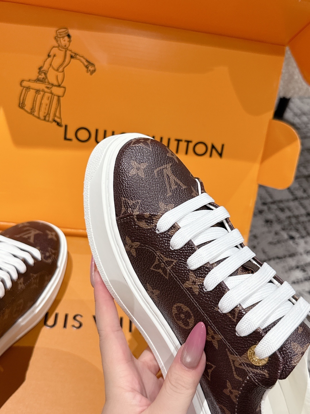 Louis Vuitton Monogram Canvas Low-Top Sneakers - Luxury Fashion